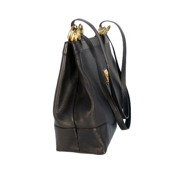 HCL Hand Crafted Leather Goods Tote/Shoulder Bag 24K Hardware - Made in GERMANY - Picture 4 of 13